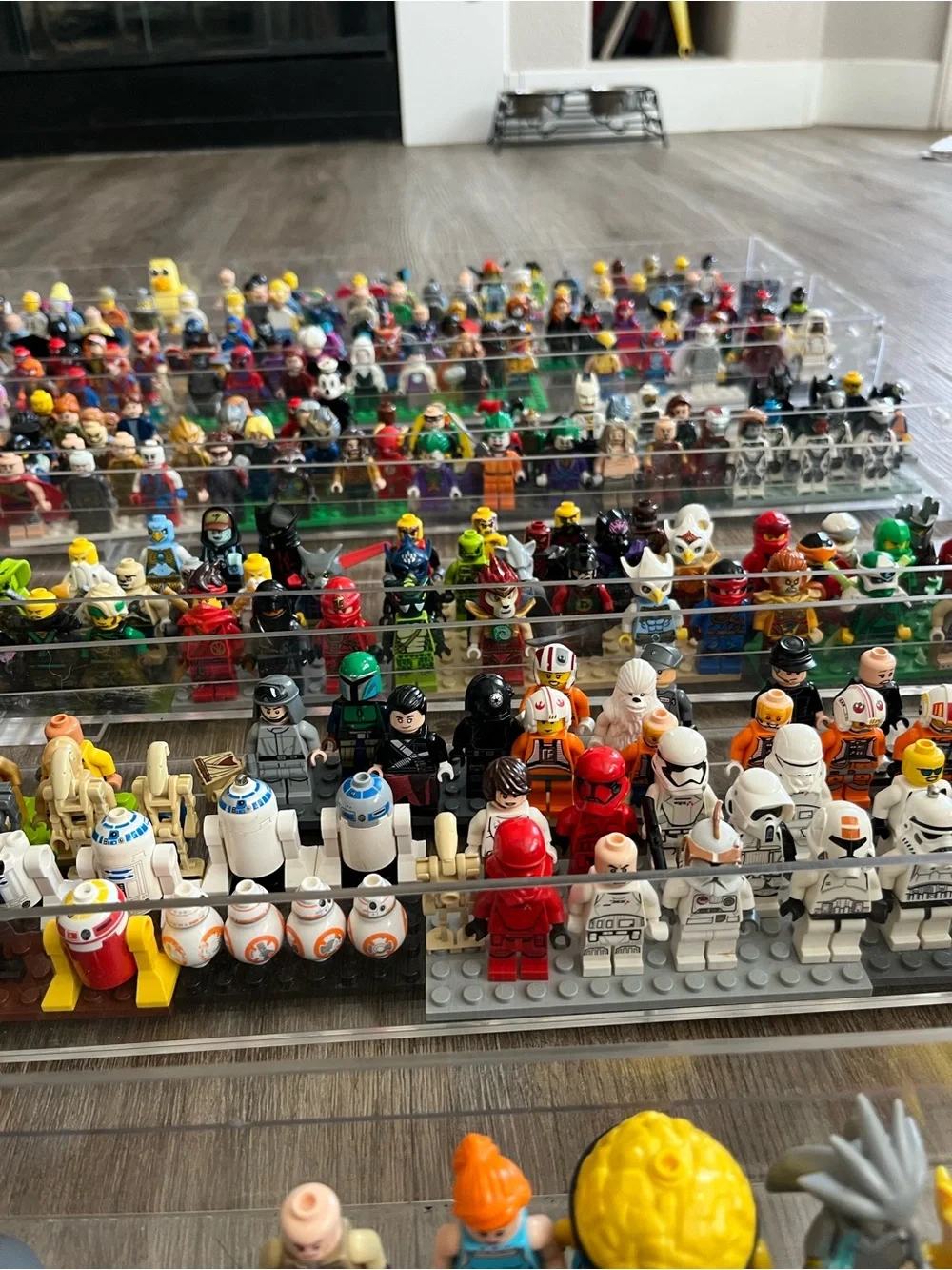 Large Collection of Mini Figures and Accessories - Multicolor